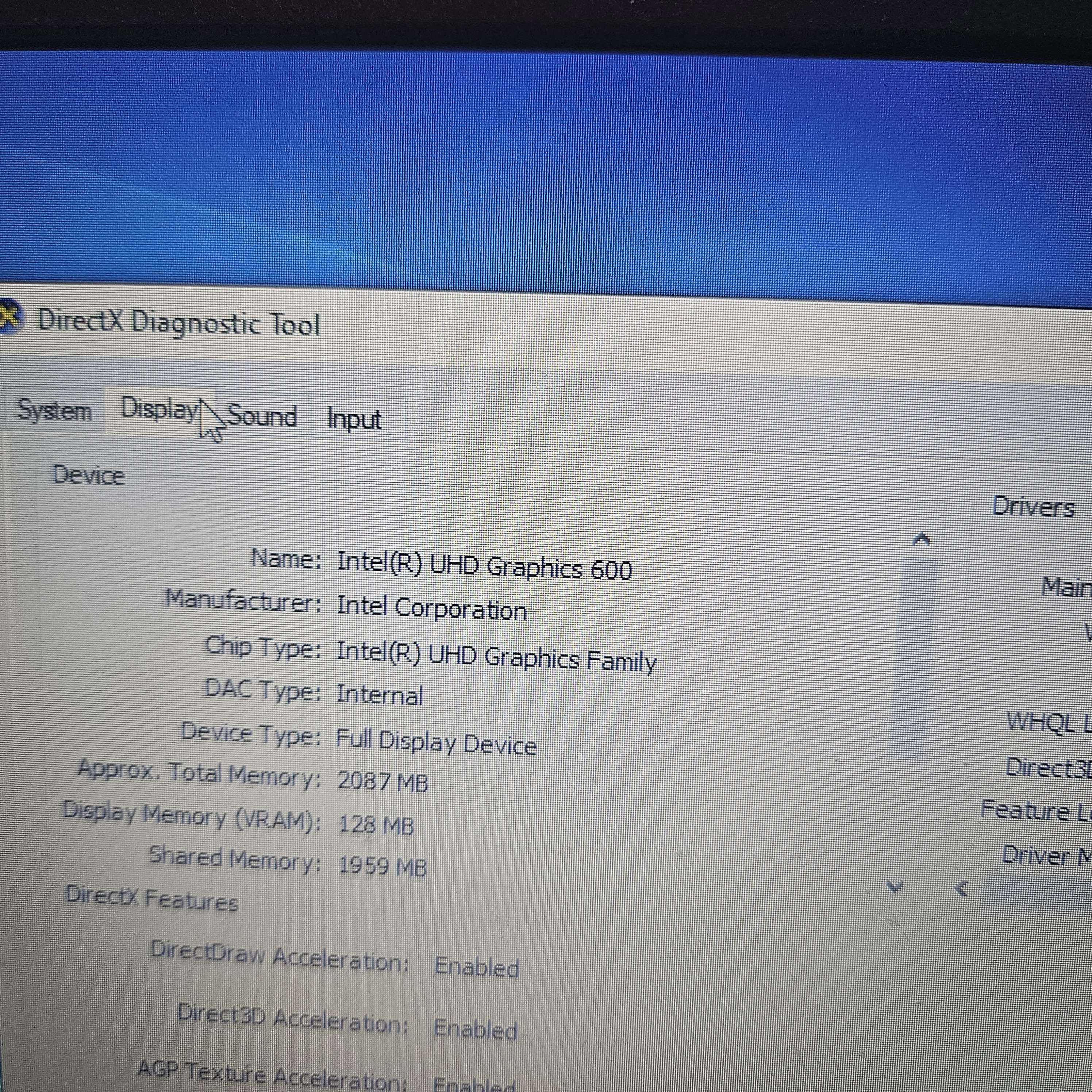 Lenovo Ideapad 330 INTEL RAM 4GB SSD 128GB
