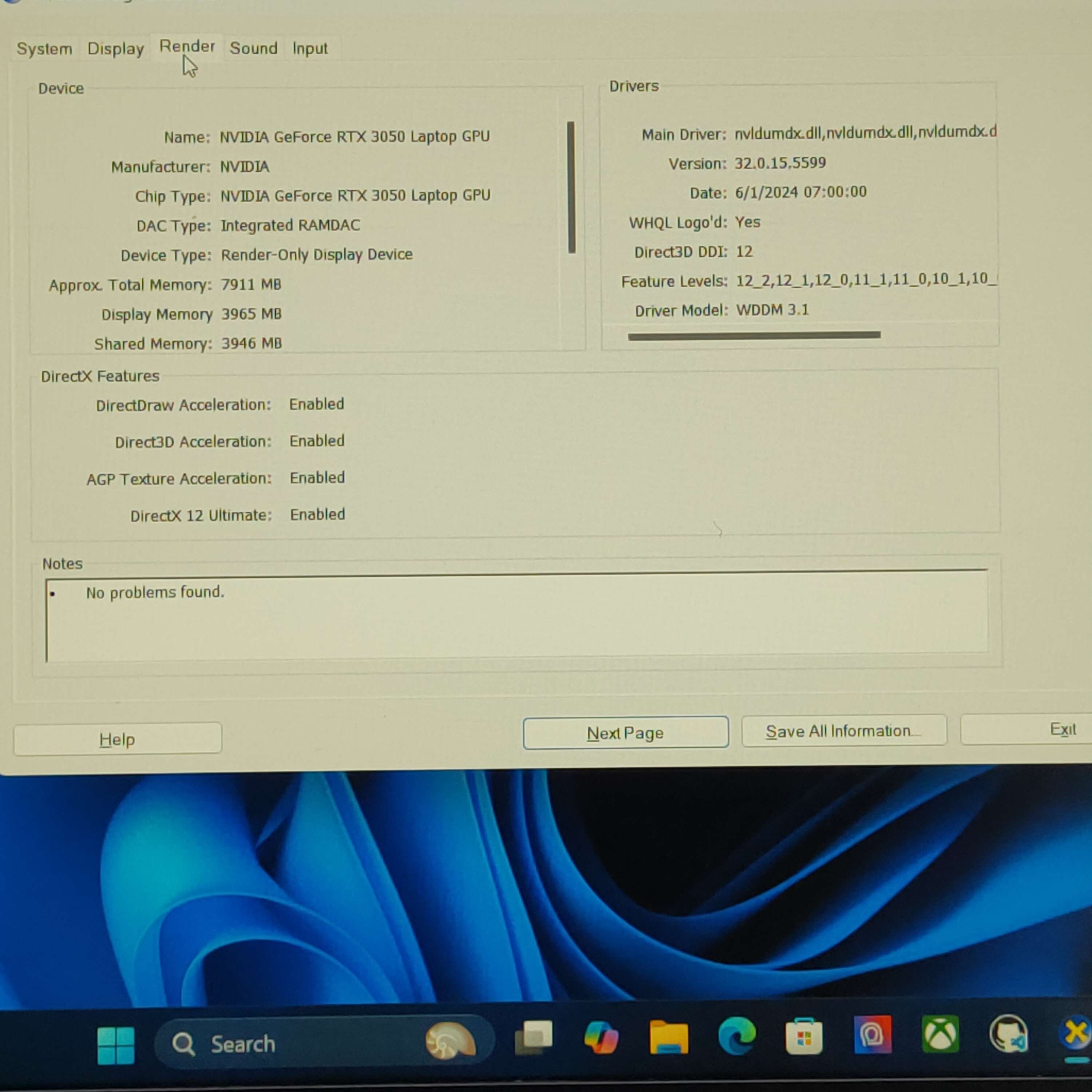 Laptop Gaming MSI Thin GF63 - Nvidia RTX 3050 Core i7 11800H 144Hz