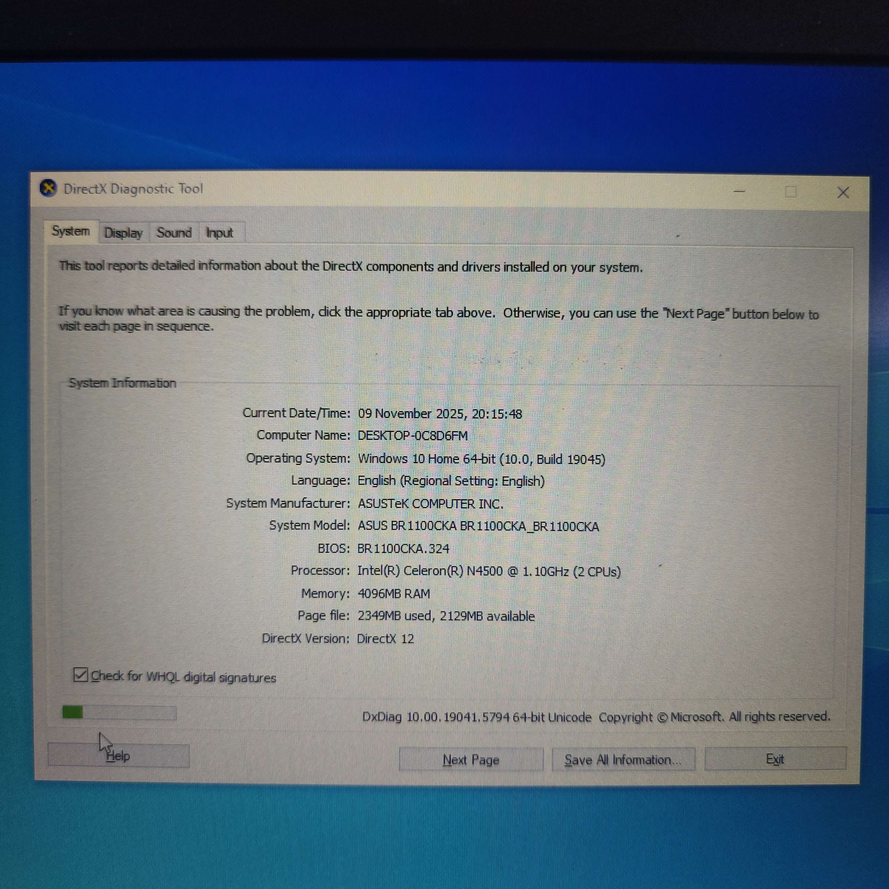Mulus - Asus BR1100CK